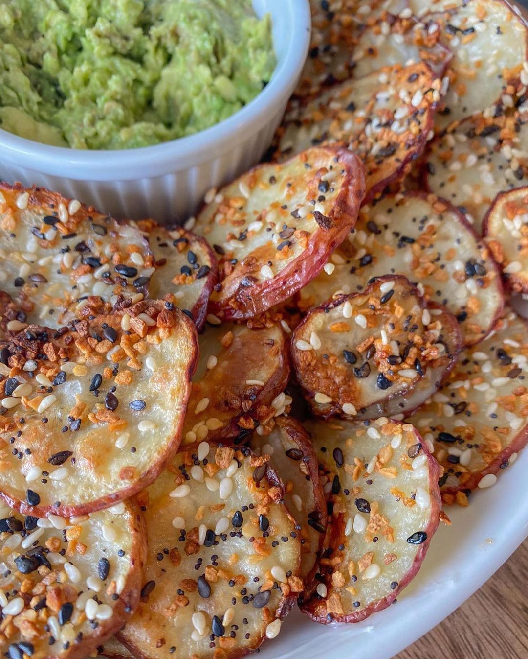 Oven-Baked Everything Potato Chips