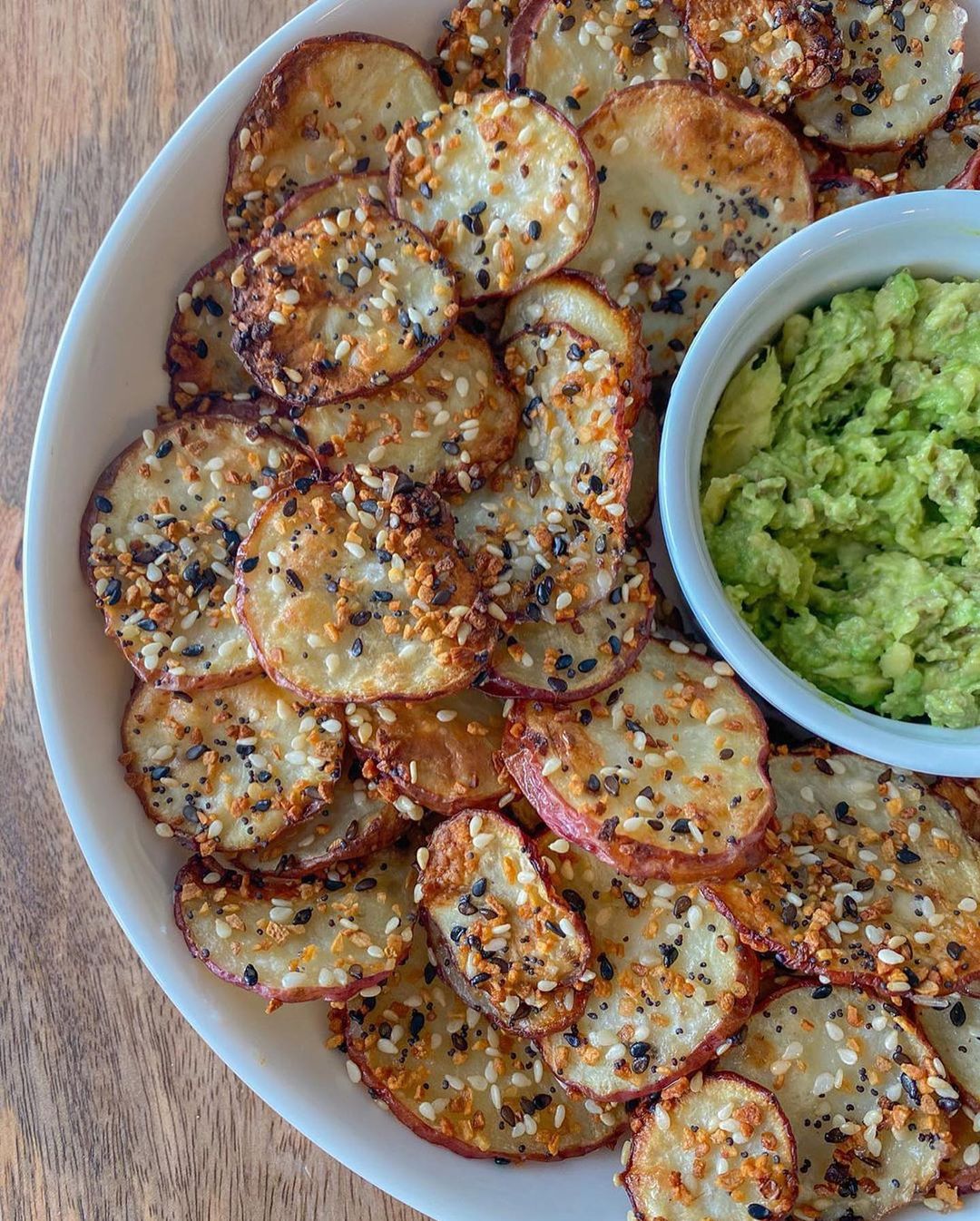 Oven-Baked Everything Potato Chips