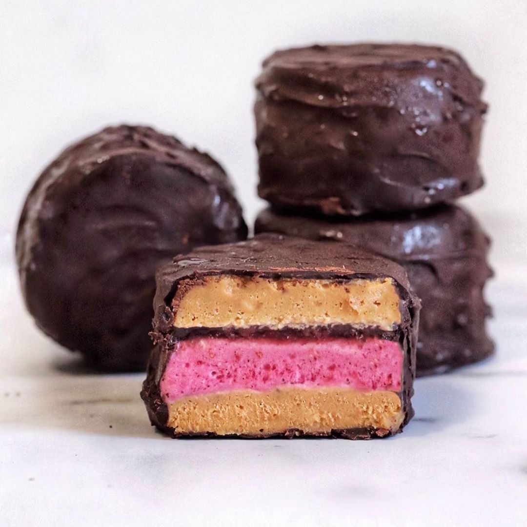 Giant Peanut Butter and Jelly Wagon Wheels
