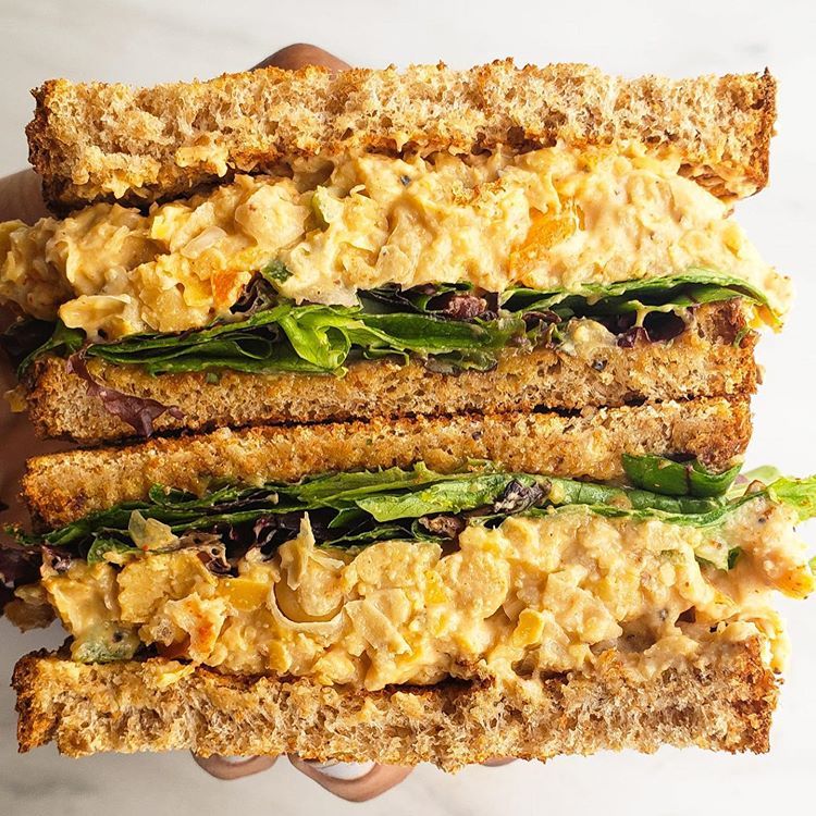 Vegan Chickpea Tuna Sandwich