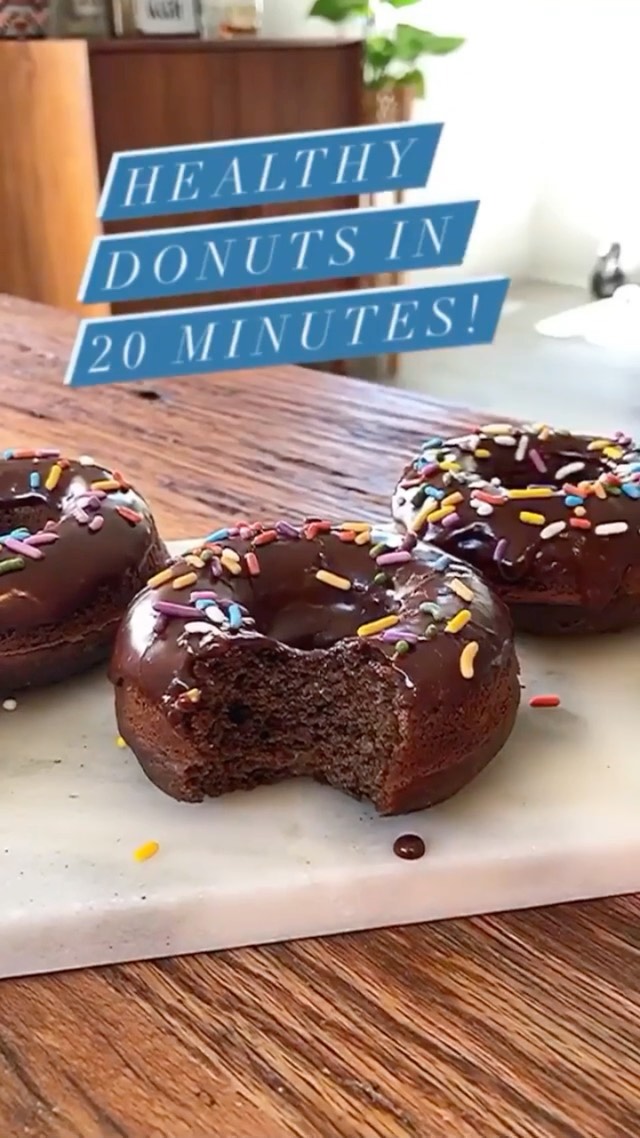 Healthy Vegan Donuts in 20 Minutes