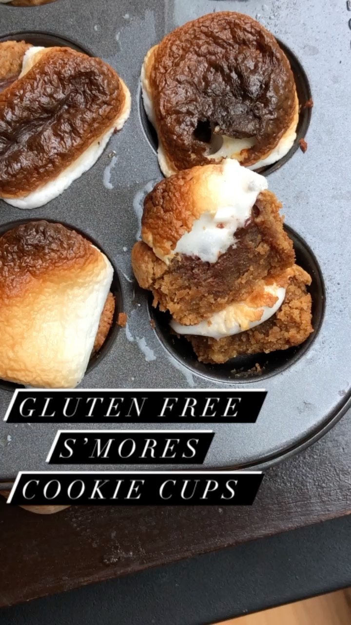 Gluten Free S’mores Cookie Cups