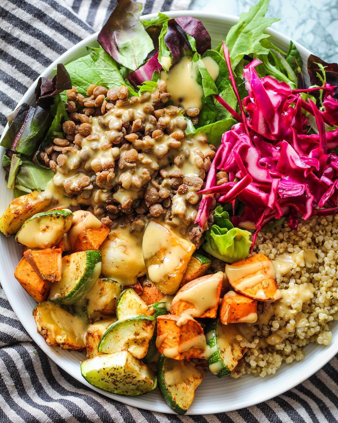 Vegan Maple Mustard Dressing with Yogurt