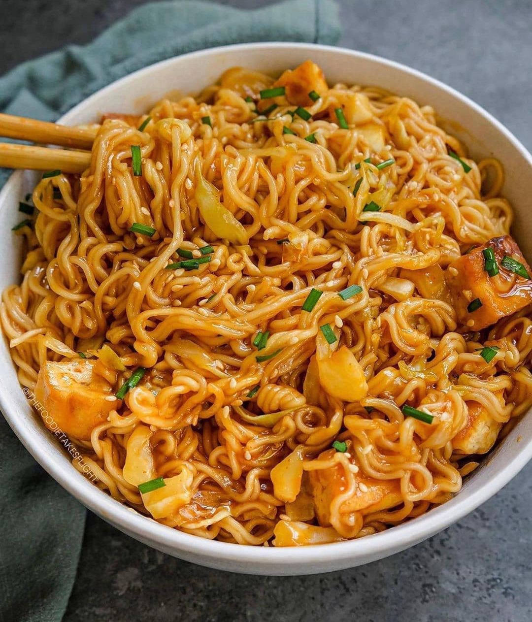 Sweet Spicy Saucy Noodles