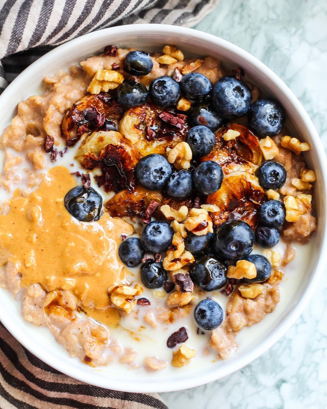 Spiced Oatmeal with Tea and Spices