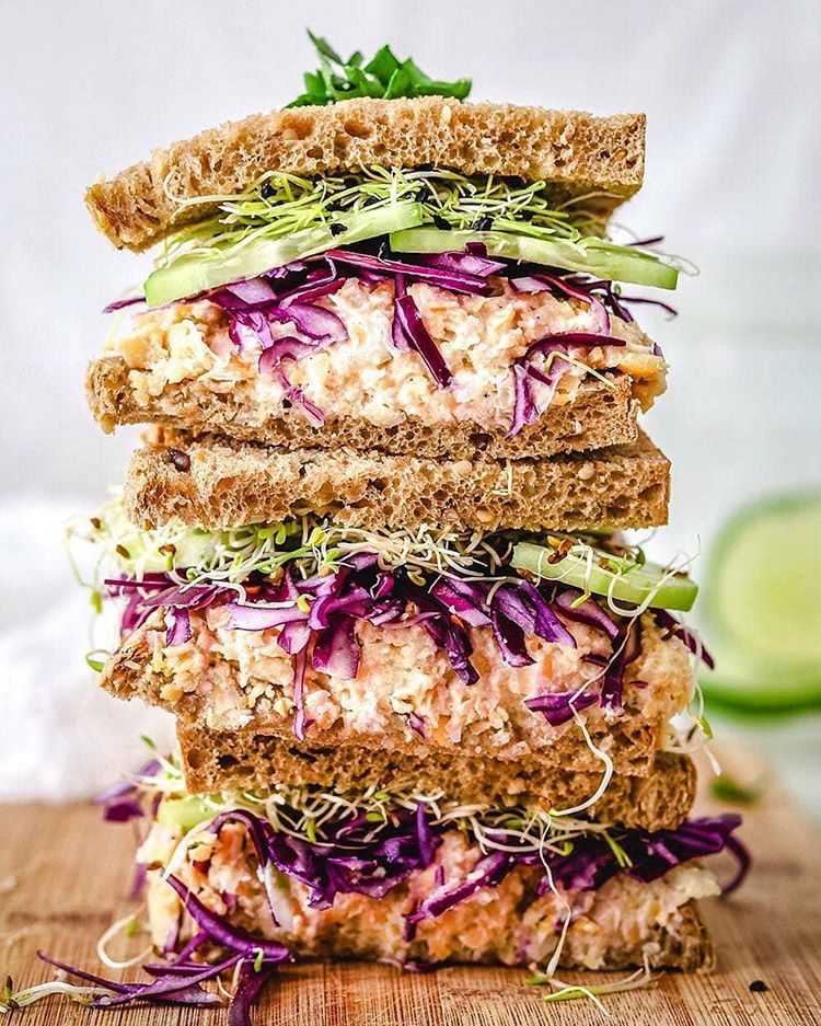 Chickpea Tuna Sandwich