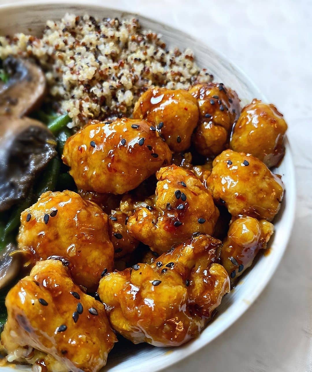 Sticky Sesame Cauliflower