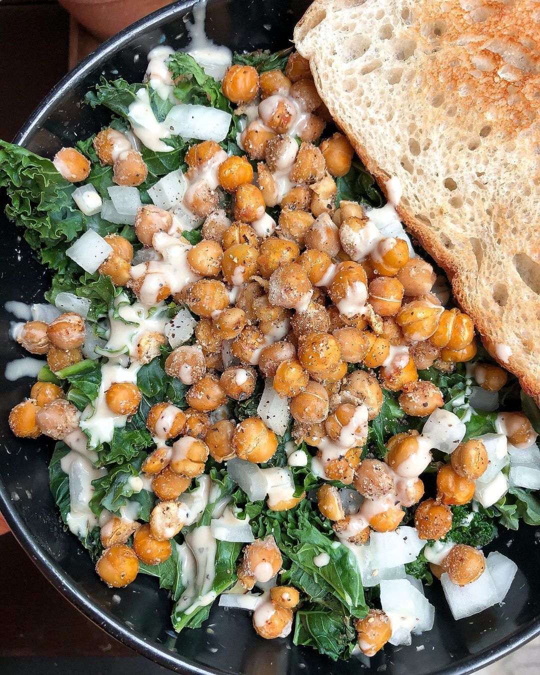 Roasted Chickpea Caesar Salad