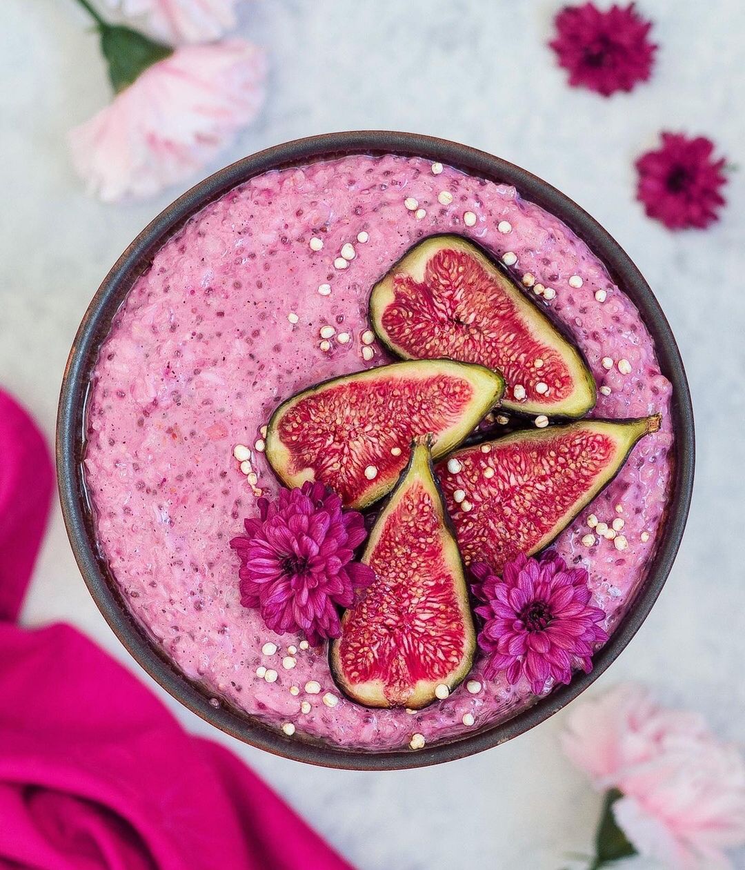 Coconut Pitaya Oatmeal Bowl