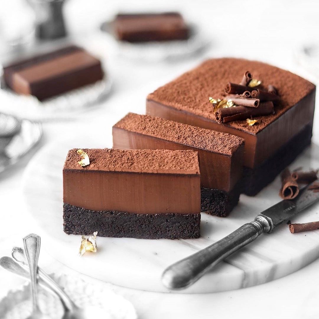 Vegan Chocolate Fudge Brownie Flan