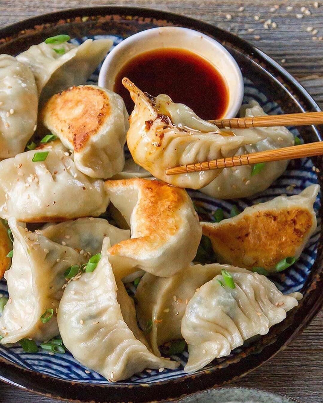 Vegan Dumplings with Tofu and Vegetables