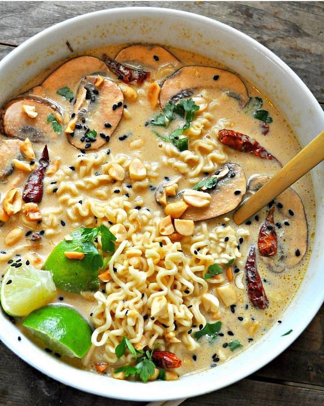 Vegan Spicy Thai Peanut Ramen