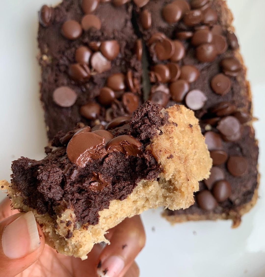 Fudgey Banana Bread Brownies
