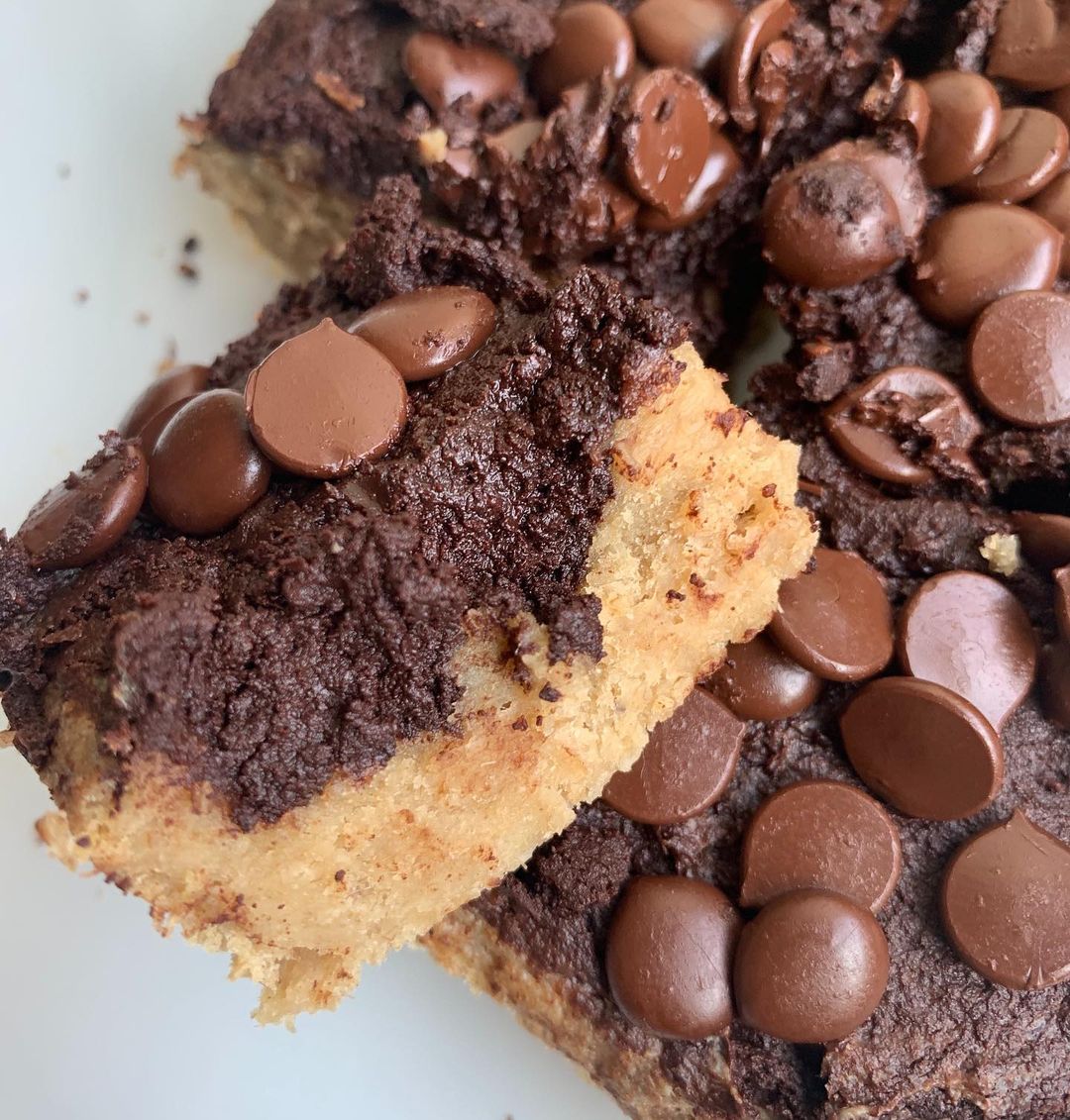 Fudgey Banana Bread Brownies