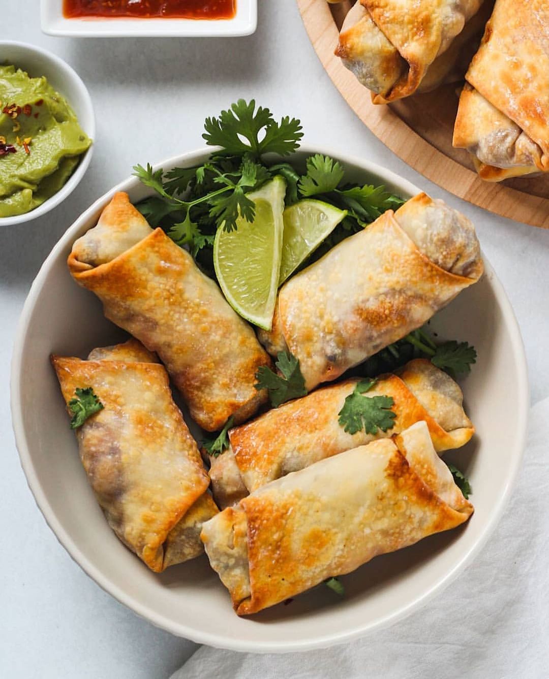 Crispy Vegan Southwest Egg Rolls