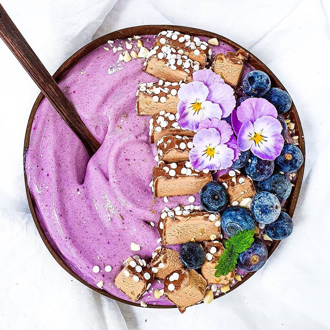 Nicecream Bowl with Protein and Fruits