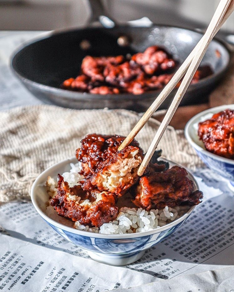 Taiwanese Three Cup Tofu