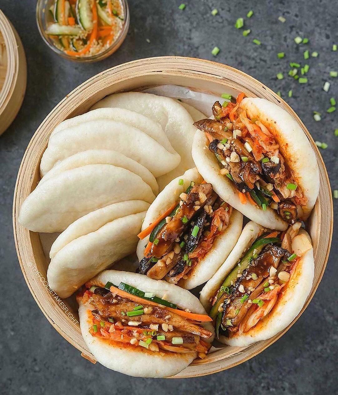 Hoisin Mushroom Gua Baos