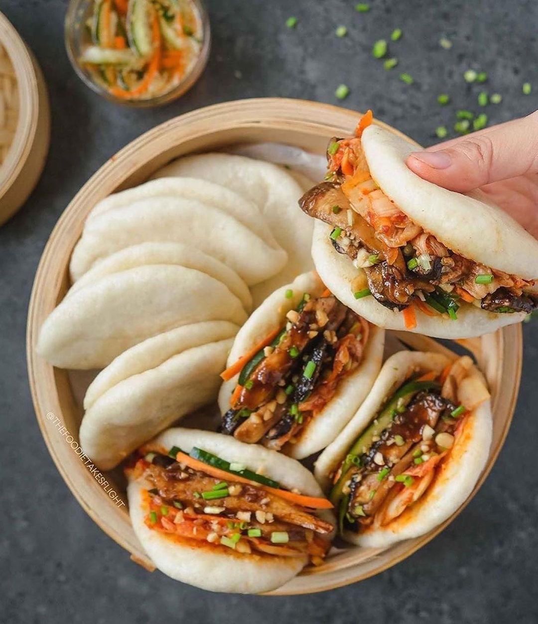 Hoisin Mushroom Gua Baos