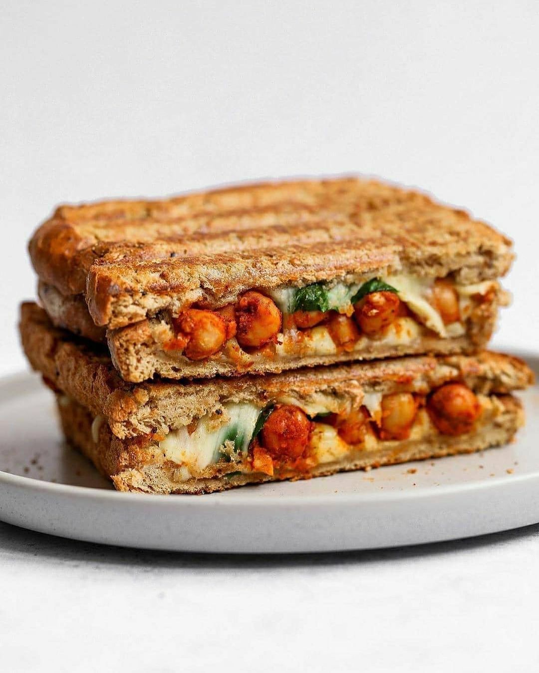 Spicy Chickpea Cheese Toasties