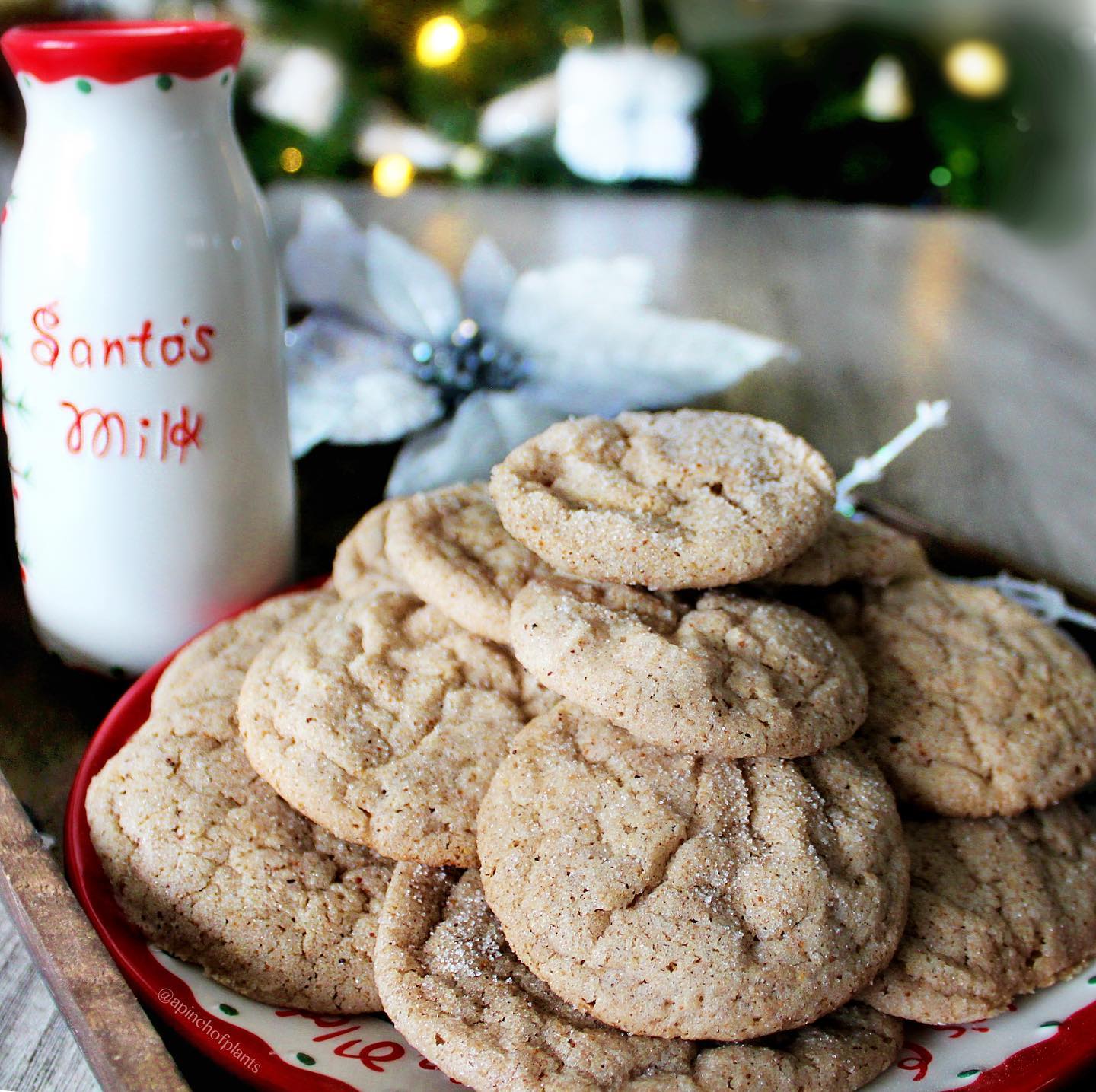 Vegan Holiday Eggnog Cookies