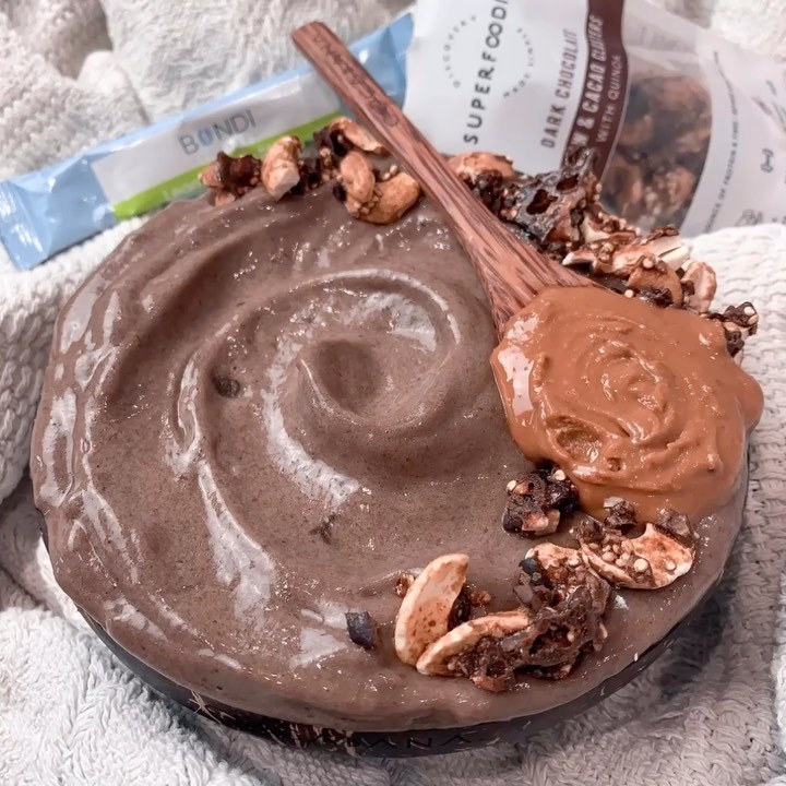 Easy Chocolate Espresso Smoothie Bowl