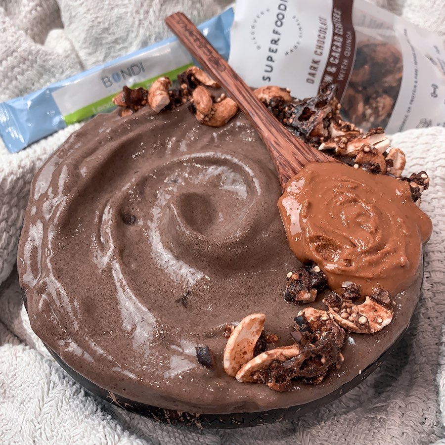 Easy Chocolate Espresso Smoothie Bowl