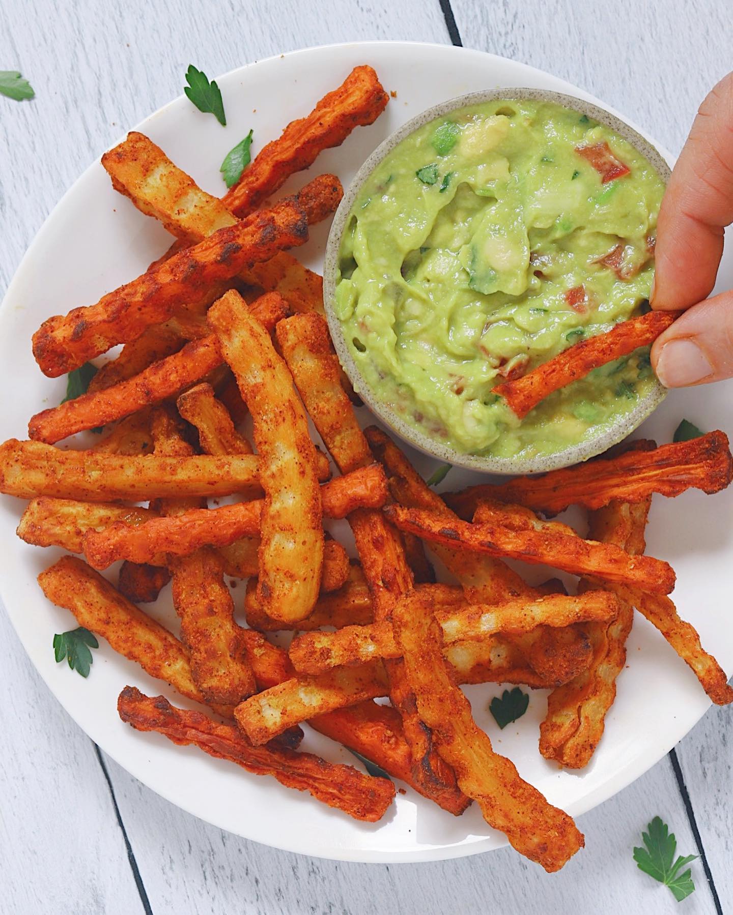 Crispy Air-Fried Carrot and Parsnip Fries