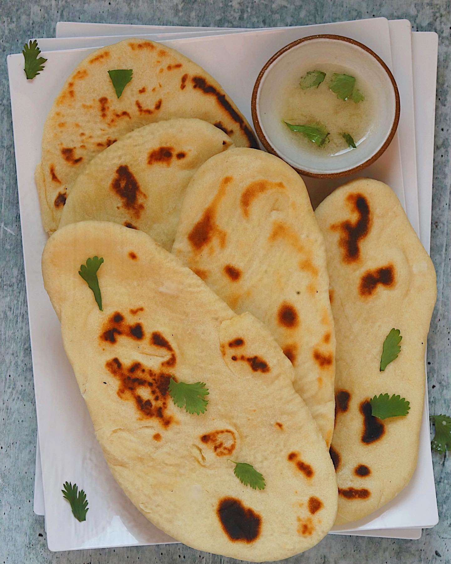 No-Yeast Vegan Naan Flatbread