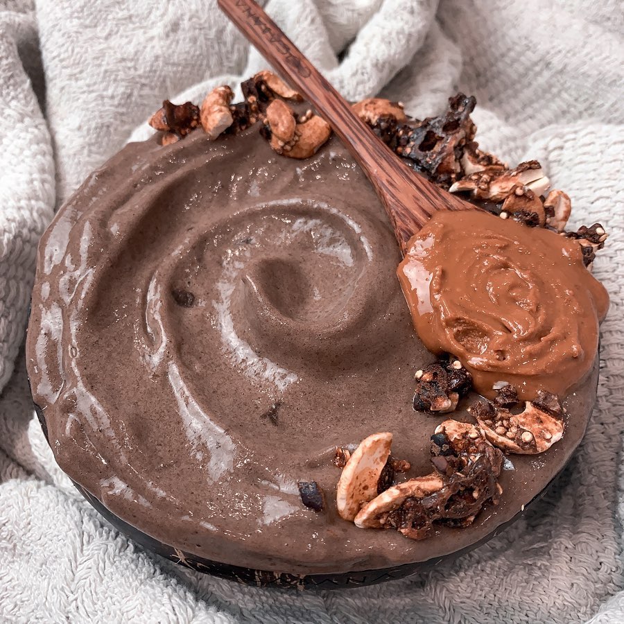 Easy Chocolate Espresso Smoothie Bowl