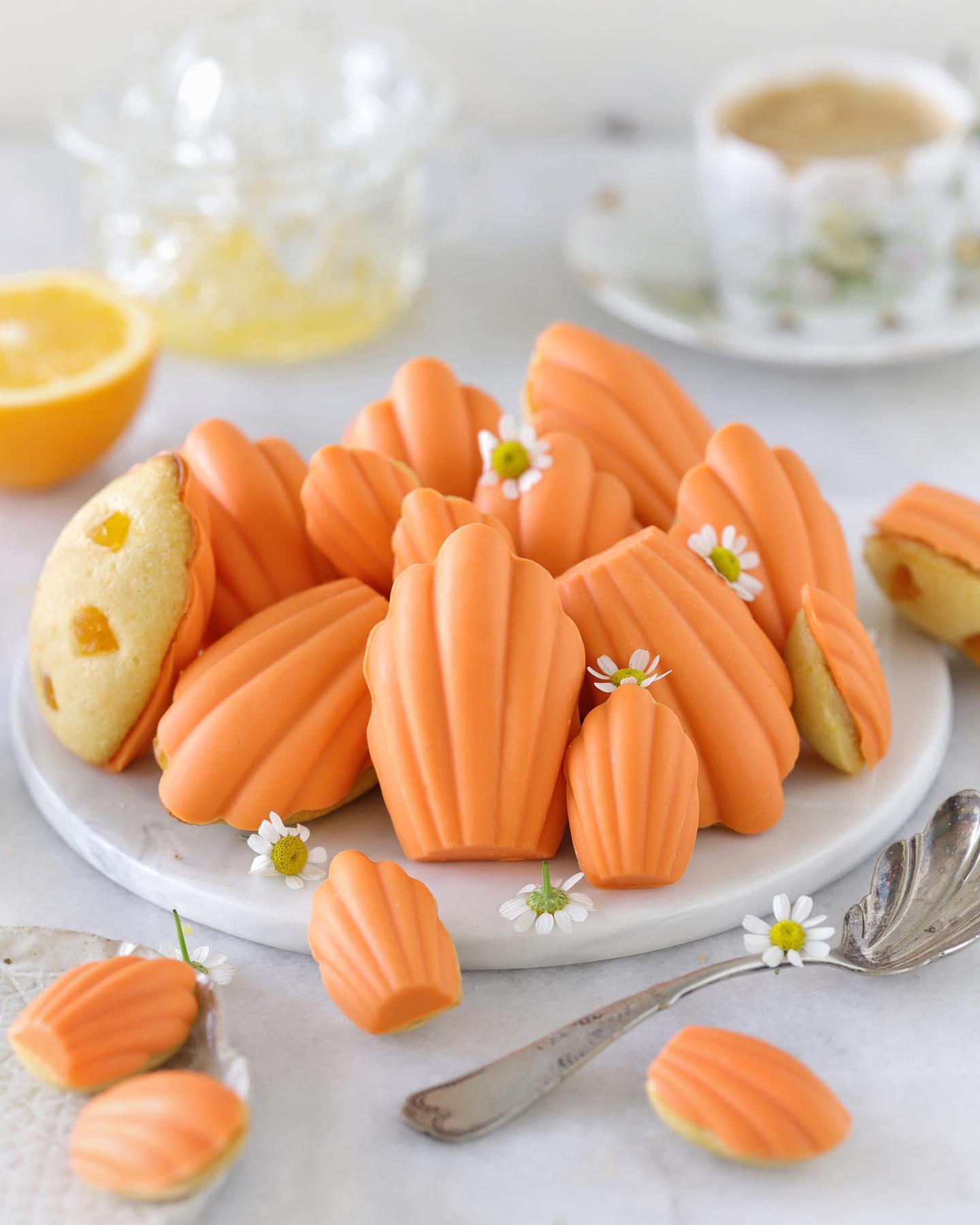 Orange Zest Madeleines