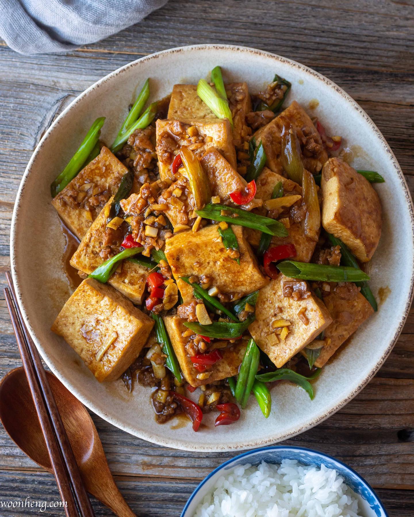 Vegan Oyster Sauce Tofu