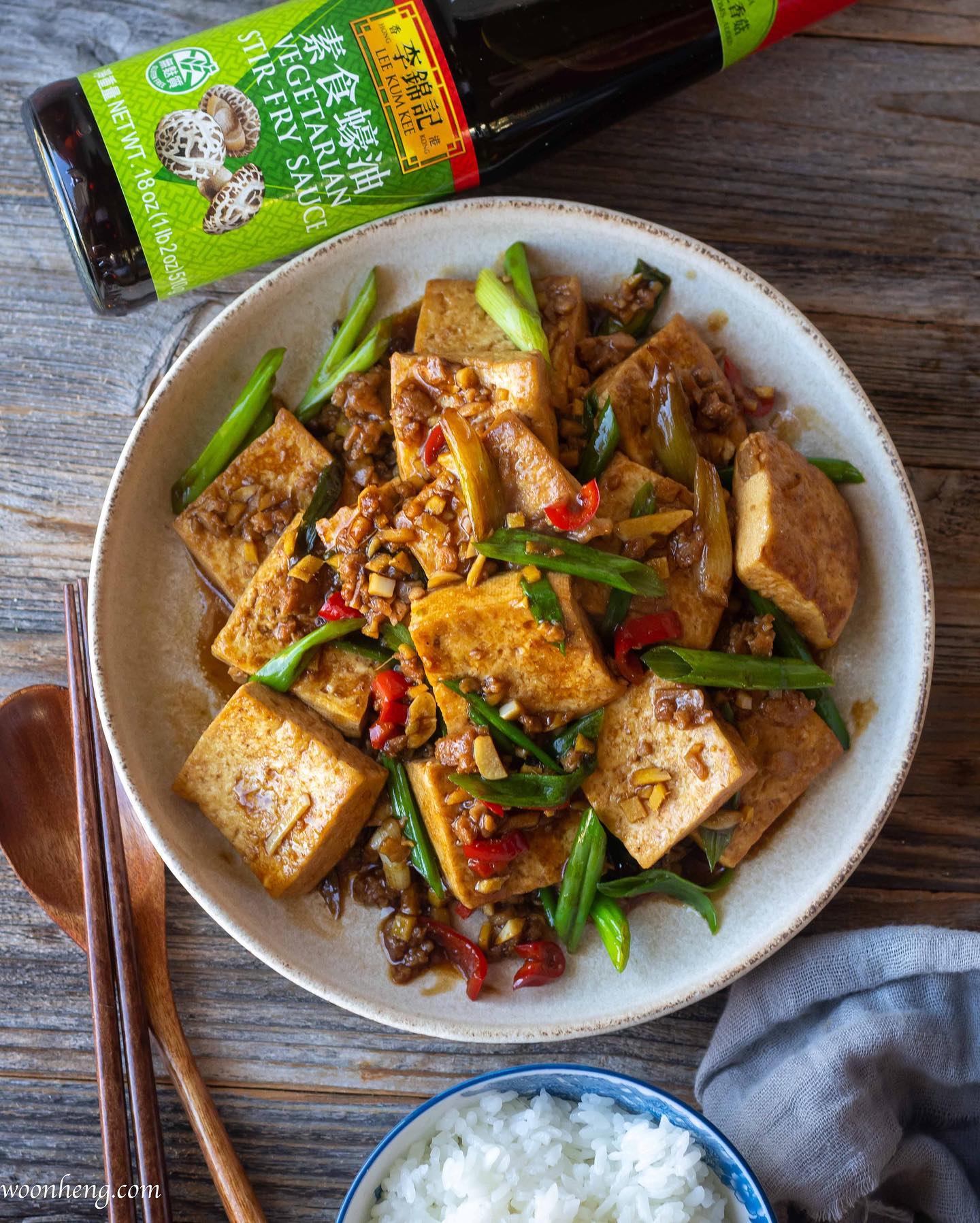 Vegan Oyster Sauce Tofu