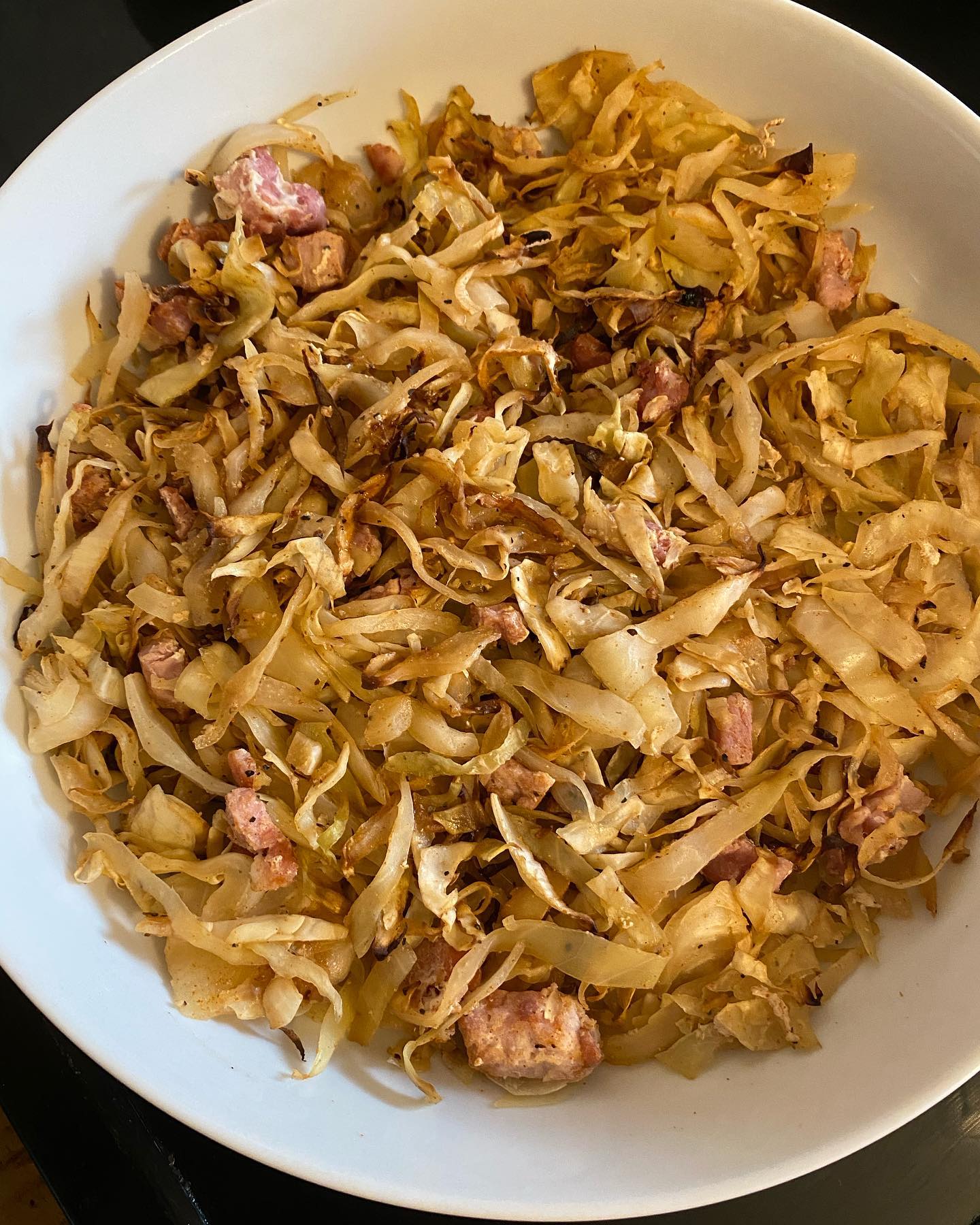 Paprika Roast Cabbage with Vegan Bacon