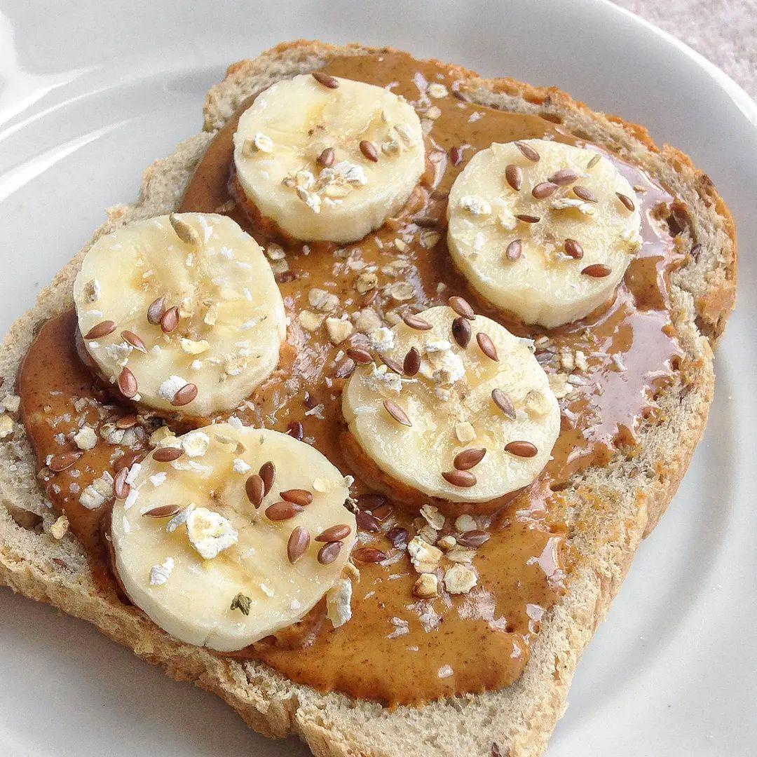 Peanut Butter and Banana Toasts