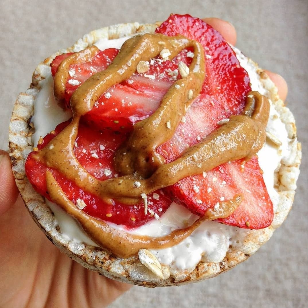Strawberry Peanut Butter Snack Plate