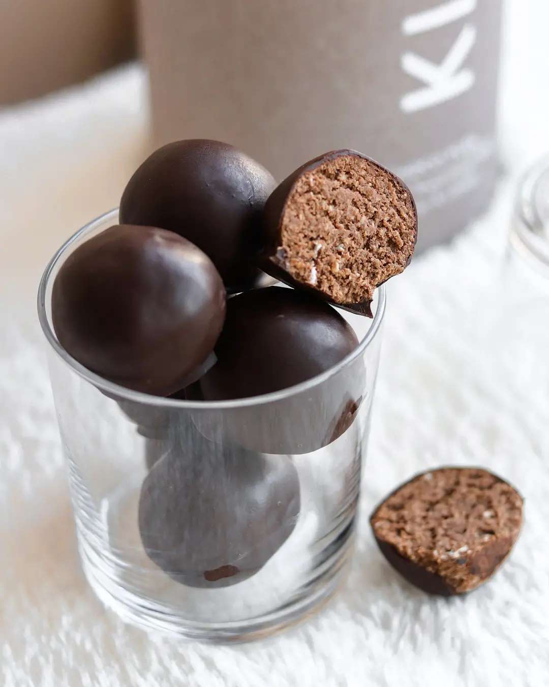 Chocolate Cake Protein Balls
