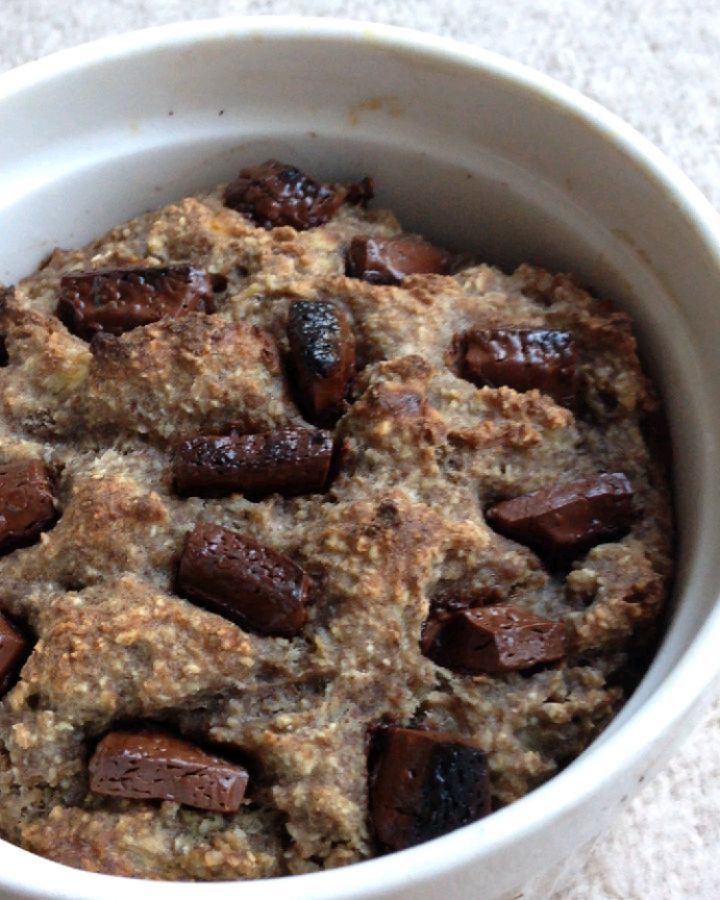 Chocolate Muffin Baked Oatmeal