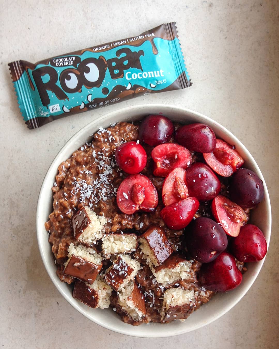 Cherries & Chocolate Oatmeal Delight