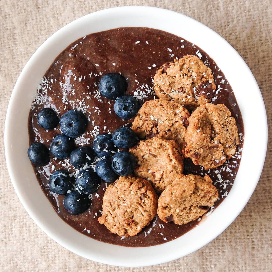 Chocolate & Cookies Chia Pudding Bowl