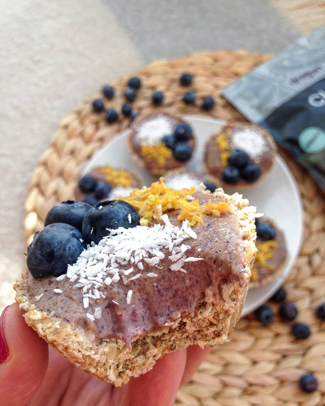 Blueberry, Lemon & Chia Mini Pies