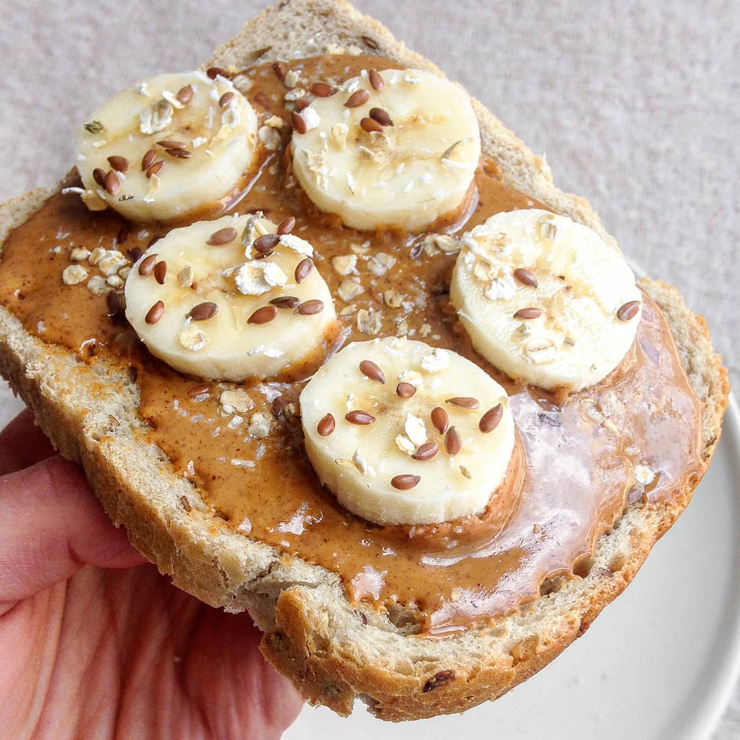 Peanut Butter and Banana Toasts