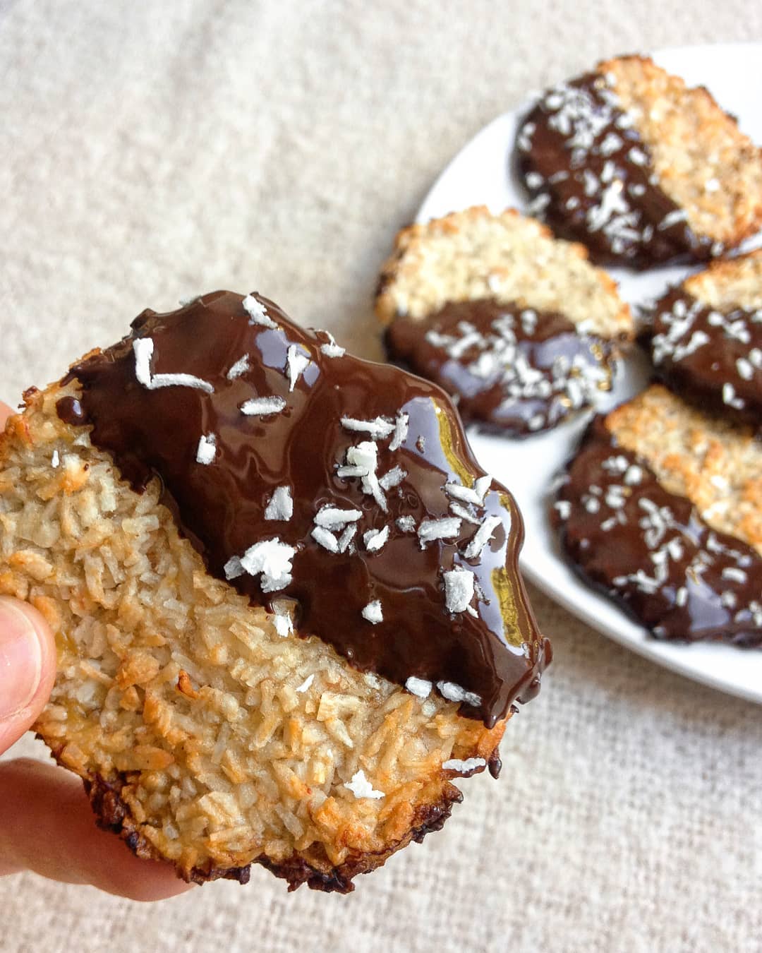 Chocolate & Coconut Cookies
