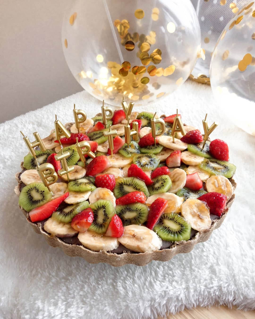 Birthday Fruit Tart Delight 🎂🍓