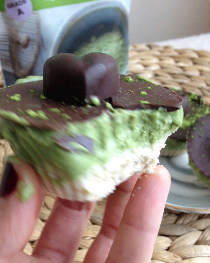 Matcha Chocolate Coconut Cups