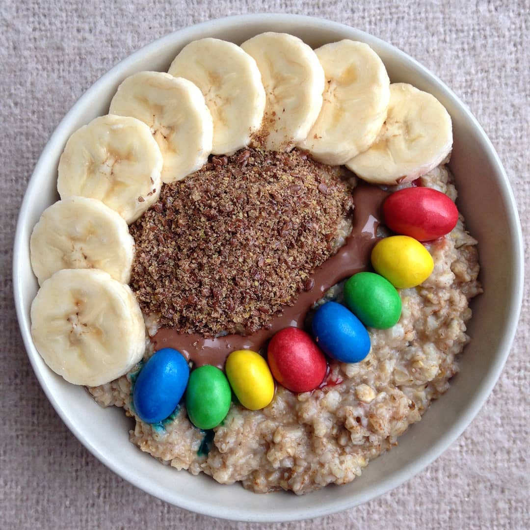 Christmas Lights Oatmeal Bowl