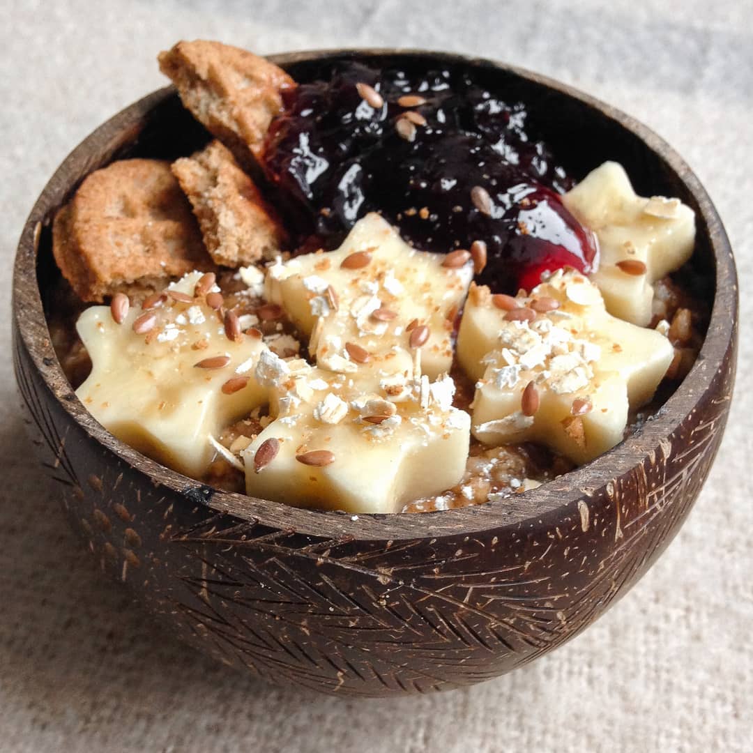 Banana & Jam Oatmeal
