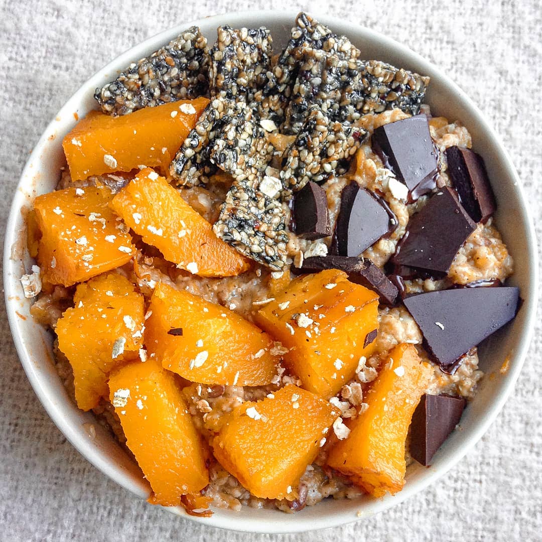 Pumpkin Pie Oatmeal Breakfast