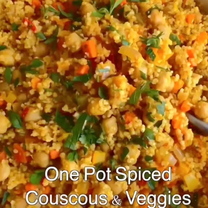 One-Pot Spiced Couscous and Vegetables