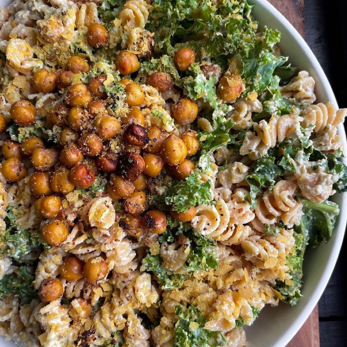 Vegan Caesar Pasta Salad